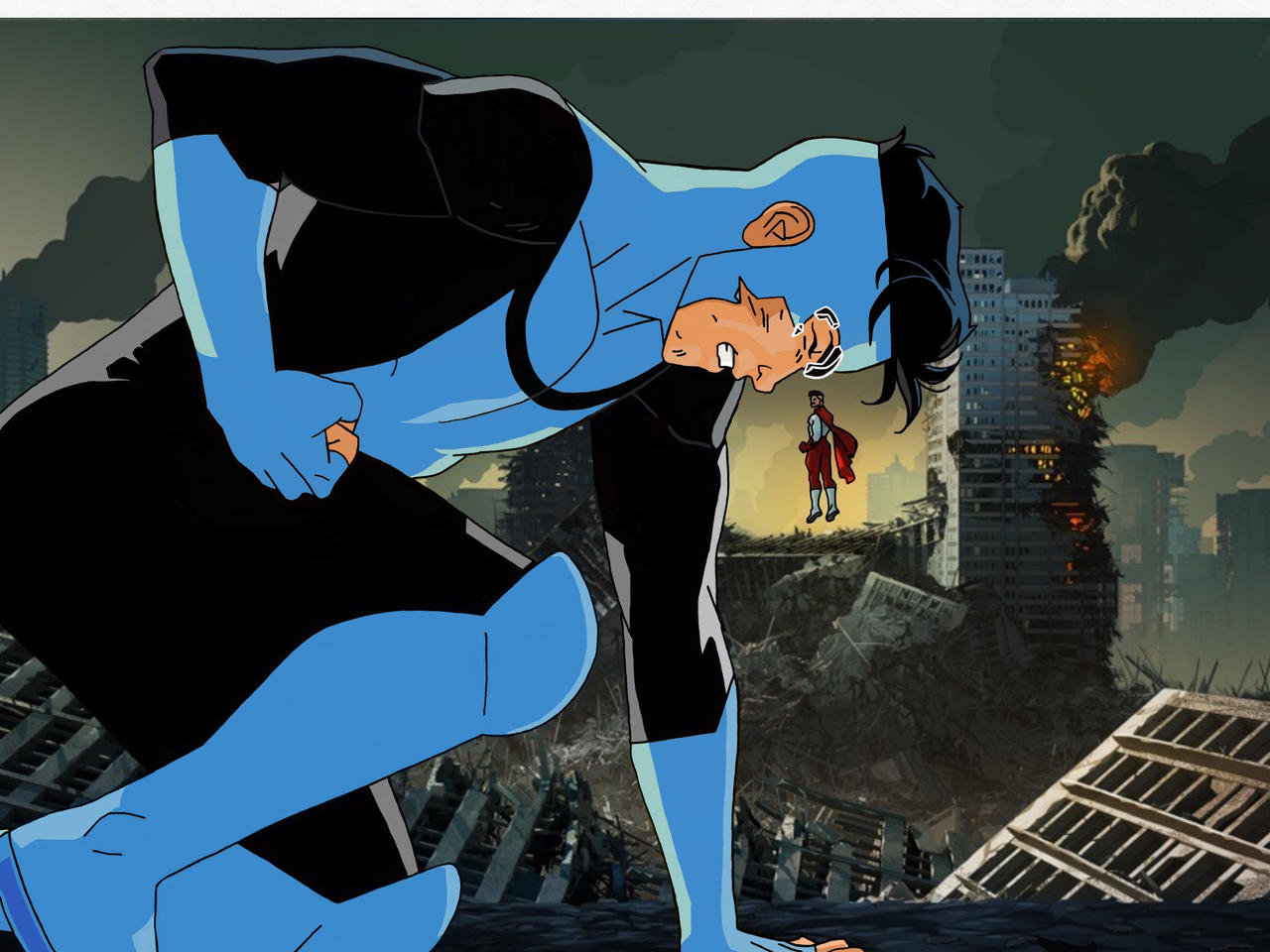 Invincible Pattern Suit INVINCIBLE blue suit by alantice515 on DeviantArt