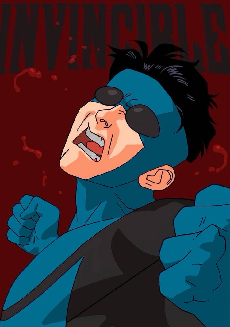 INVINCIBLE blue suit re-shaded by alantice515 on DeviantArt