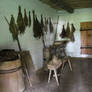 Old cottage house interior 02