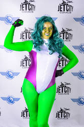 Jet City Comic Con 2014 - She Hulk cosplay