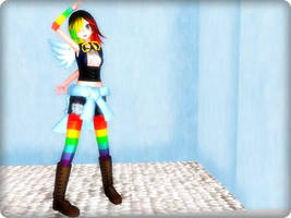 ~MMD Newcomer - TDA Rainbow Dash ~ DL Taken Down ~