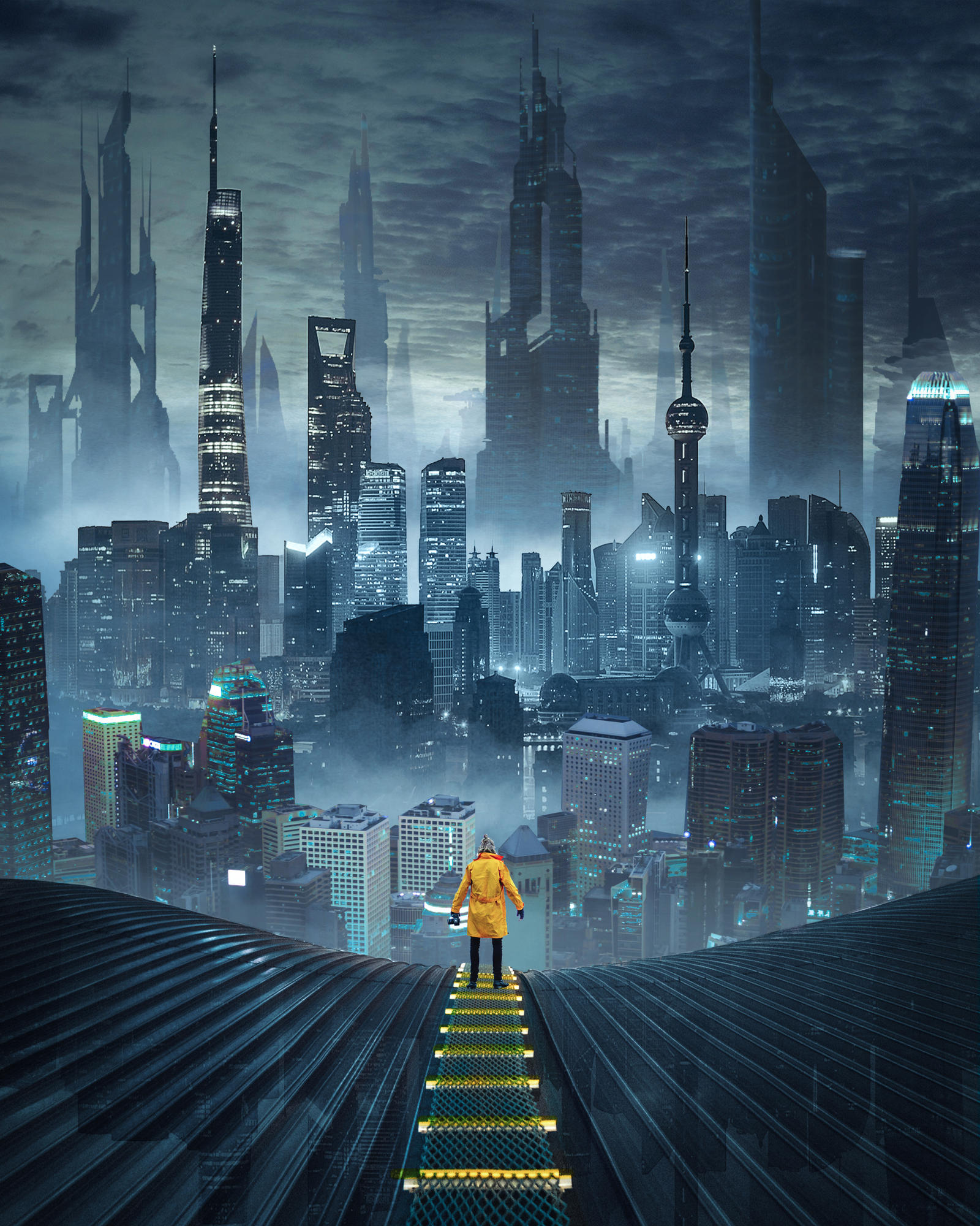 Futuristic city by AliKhalid94 on DeviantArt Futuristic city by AliKhalid94 on DeviantArt
