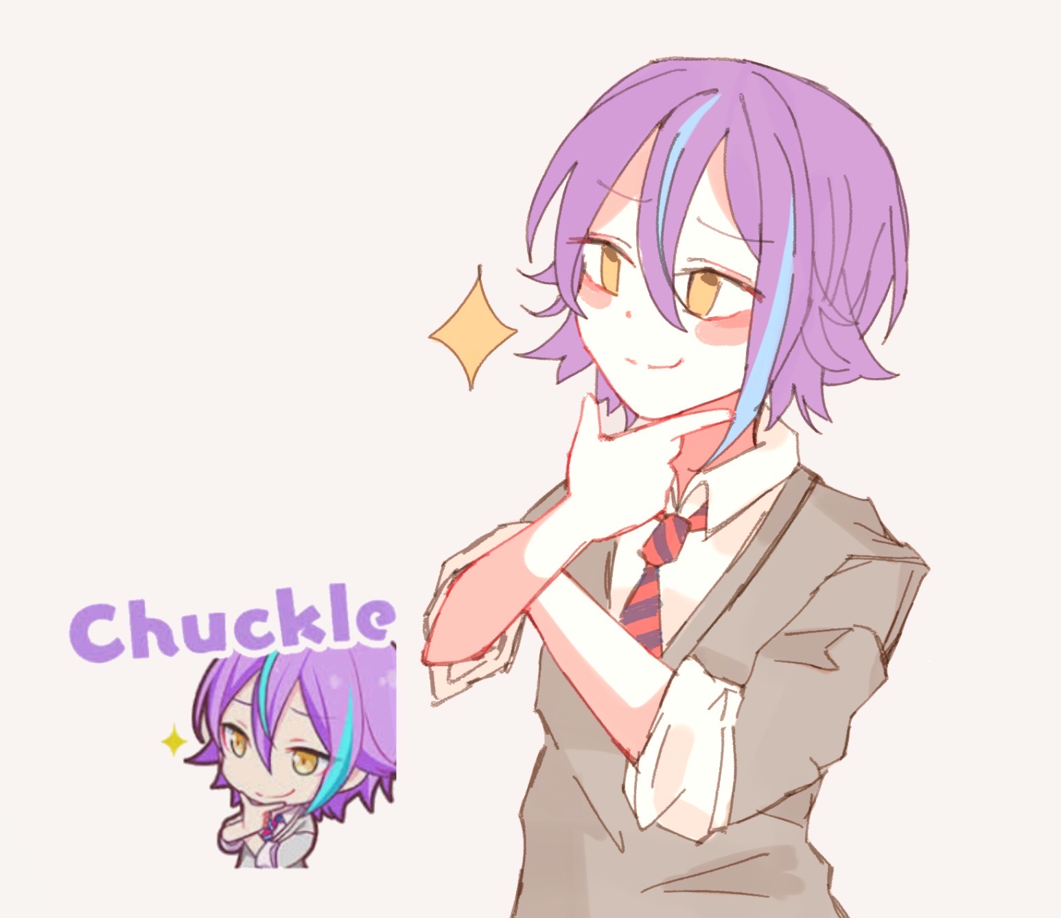 Smiling Rui smug rui by citaii on DeviantArt