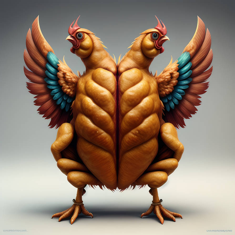 Chicken Deviantart Creature Chicken by BuffedArt on DeviantArt