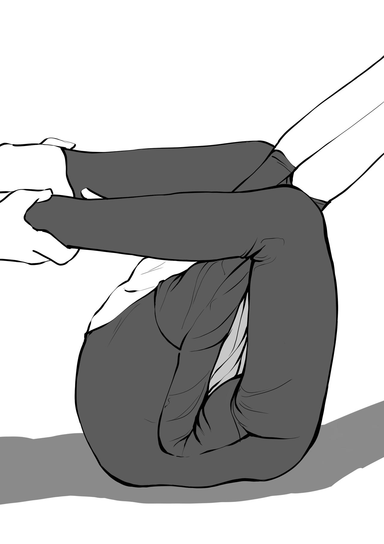 Drawing Backbencer Assisted backbend by contortiong on DeviantArt