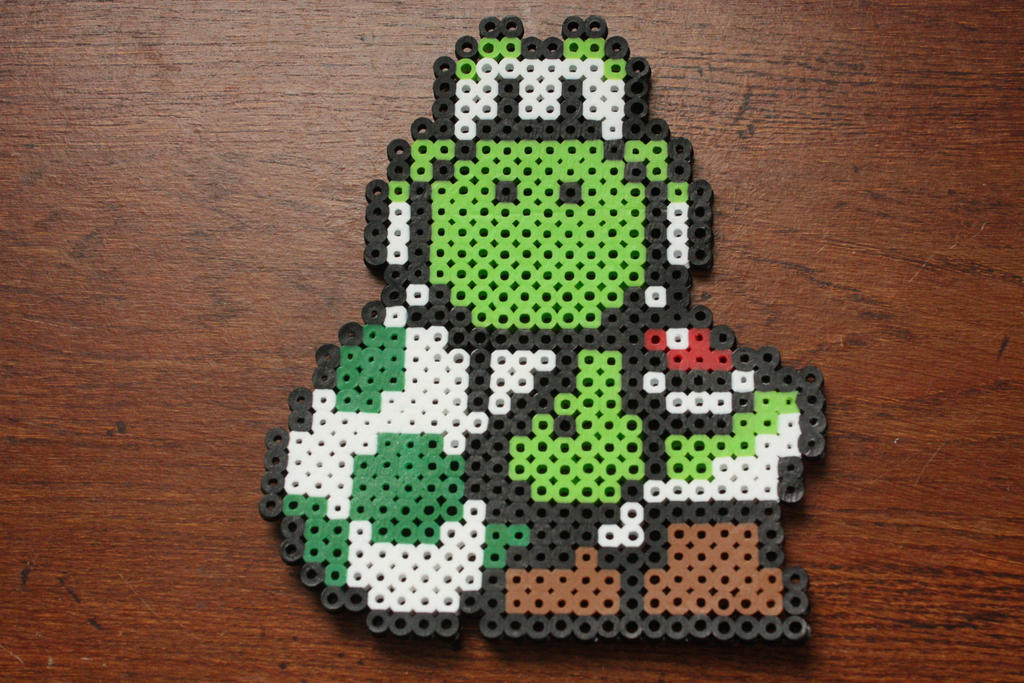 Pyssla Yoshi Yoshi Yoshi Yoshi Perler Beads By Khoriana On Deviantart Perler Bead
