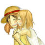 Luffy and Nami