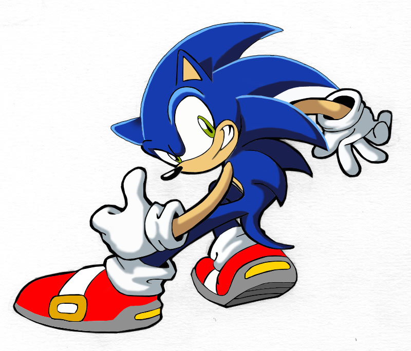 Sonic Drawing Colored