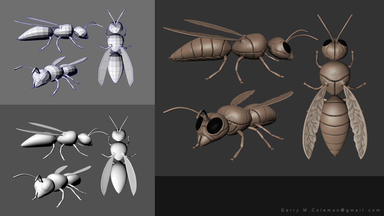 Wasp Base Wasp base and sculpt by GarryColeman on DeviantArt