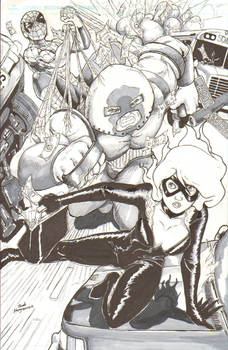 Black Cat, Spider-Man, Juggernaut Pandemonium