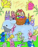 Easter Bunnies by Pumpkin-Queen-Ildi