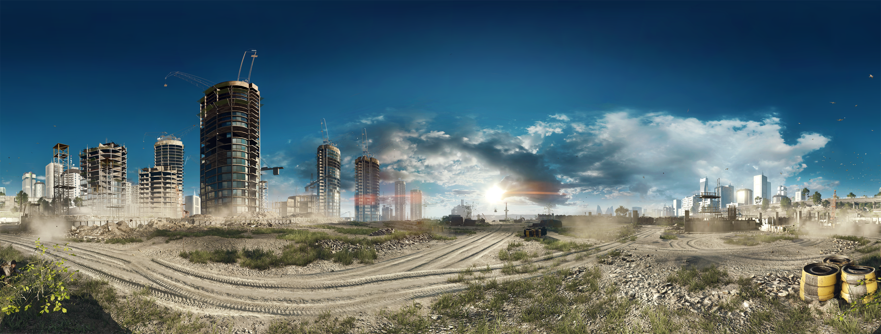 BF4: Baku Construction Site 2 - 360 panorama