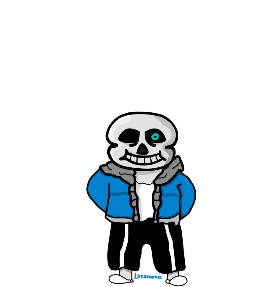 Sans Standing by lucaskoba on DeviantArt