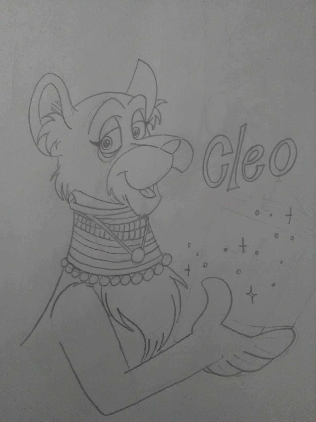 Cleo Sketch by princebluemoon3 on DeviantArt