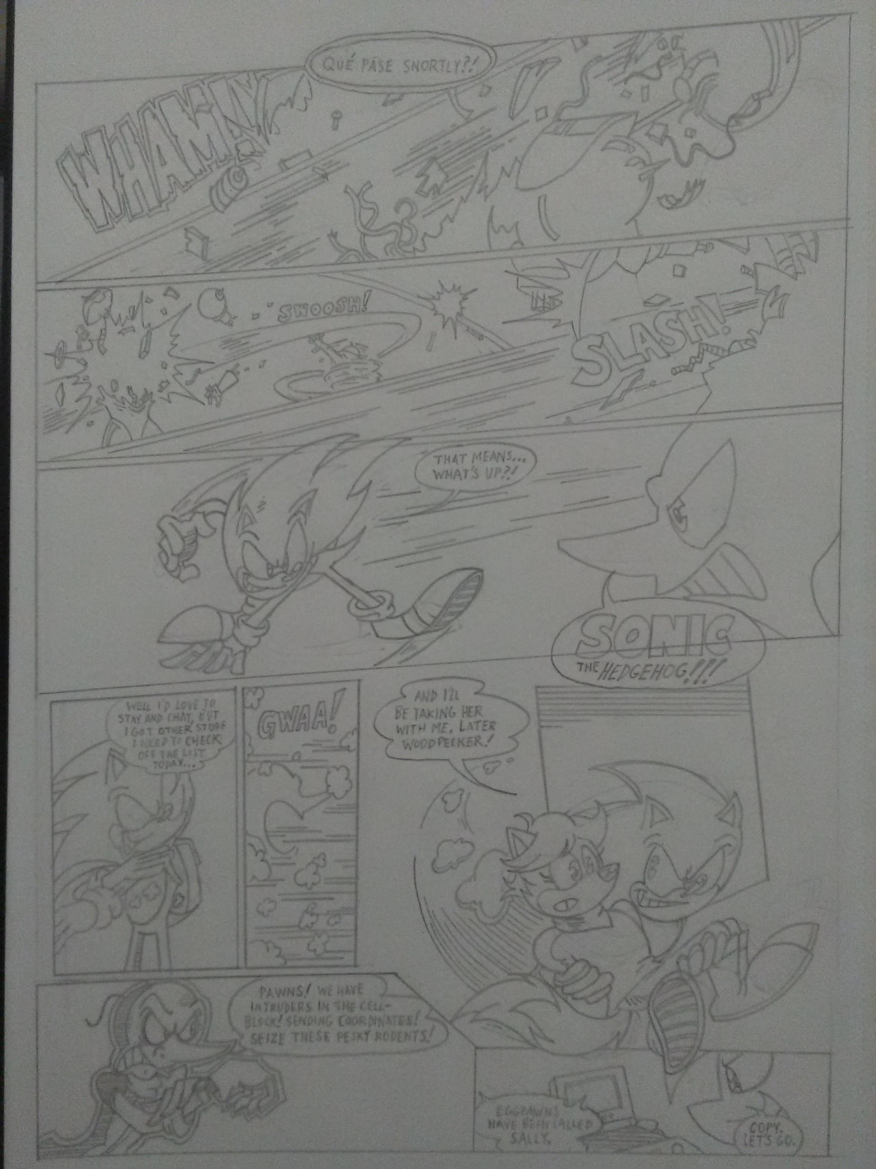 Sonic comic Development Reveal 4/? by princebluemoon3 on DeviantArt