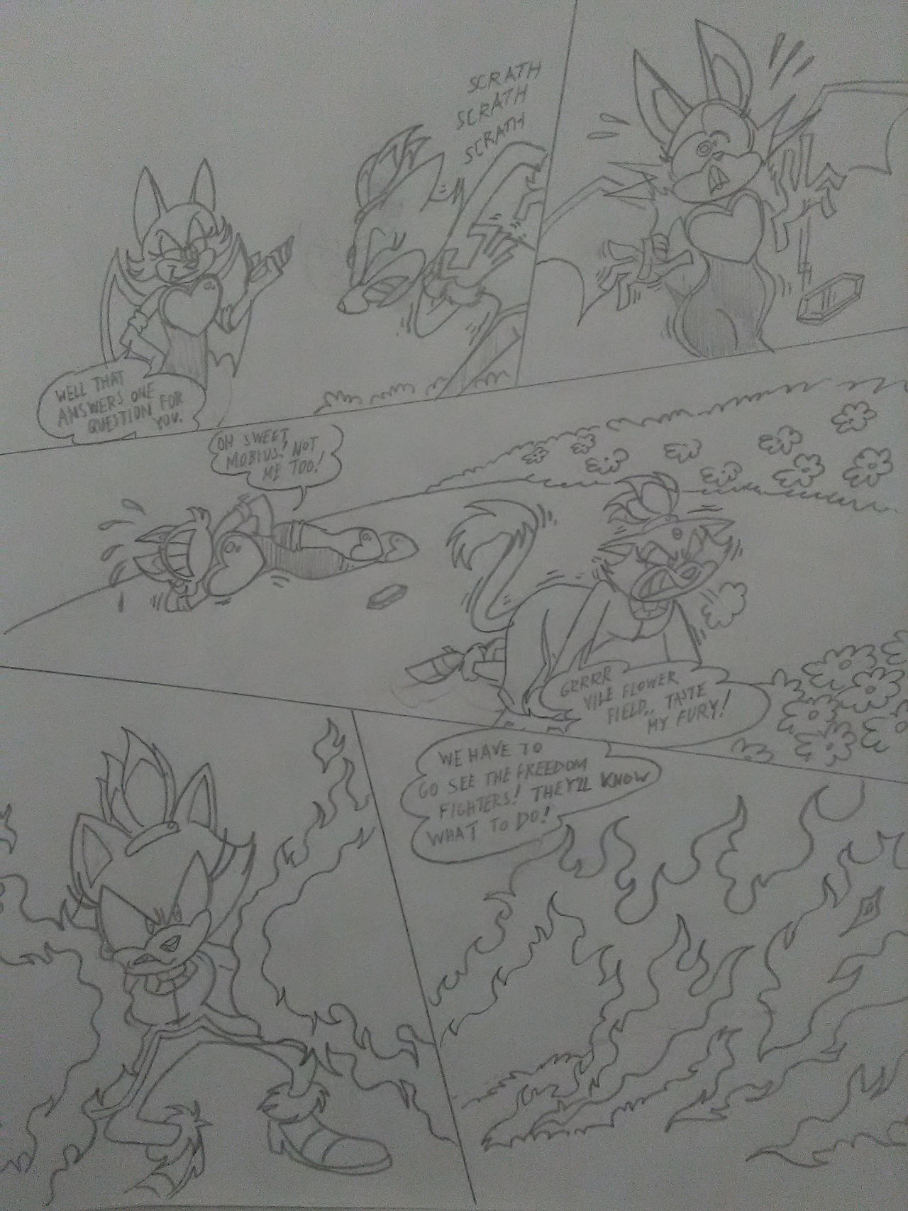 Blaze Vs Rouge page 8 by 3Bluemoon on DeviantArt