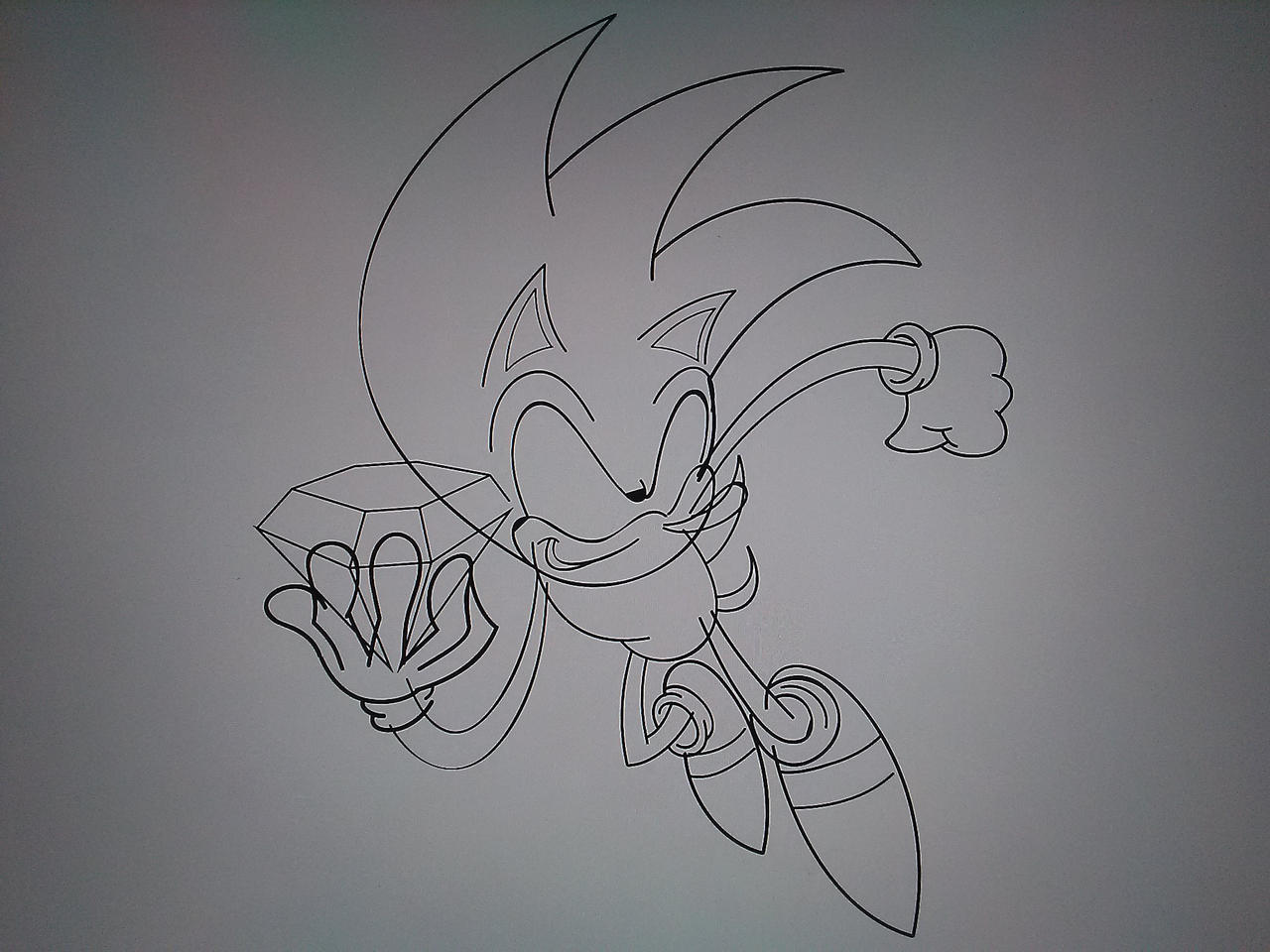 Fast Sonic Outline.pdf Sonic Sketch Outline