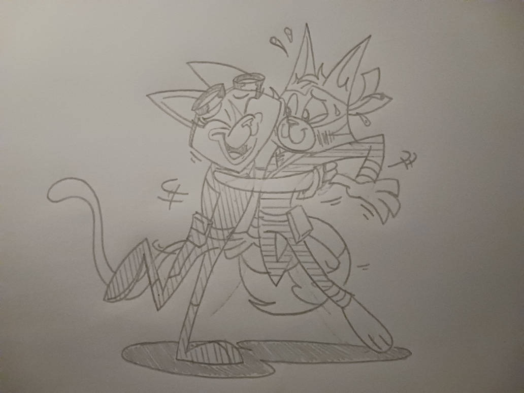 The Le Chat Hug by 3Bluemoon on DeviantArt