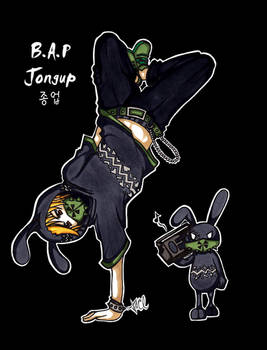 COLORED B.A.P Jongup