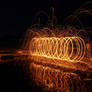 Glowing steel wool in special moments 5