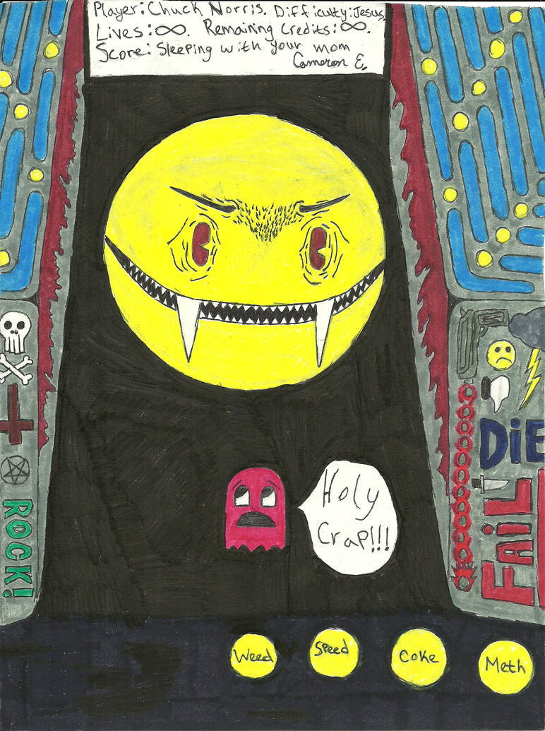 Evil Pacman! by CameronEyestone on DeviantArt