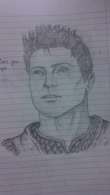 Alistair - DA: Origins Drawing