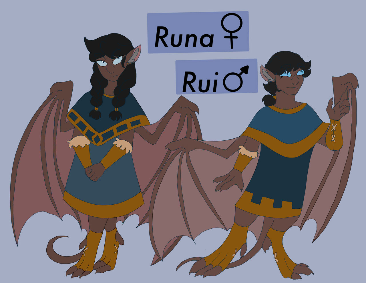 Rune Rui Runa and Rui by MythicsGo on DeviantArt