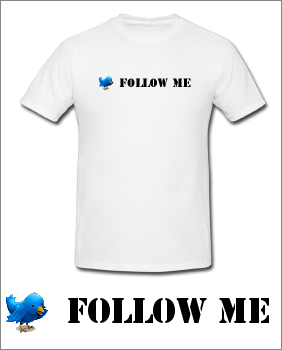 Twitter shirt follow me