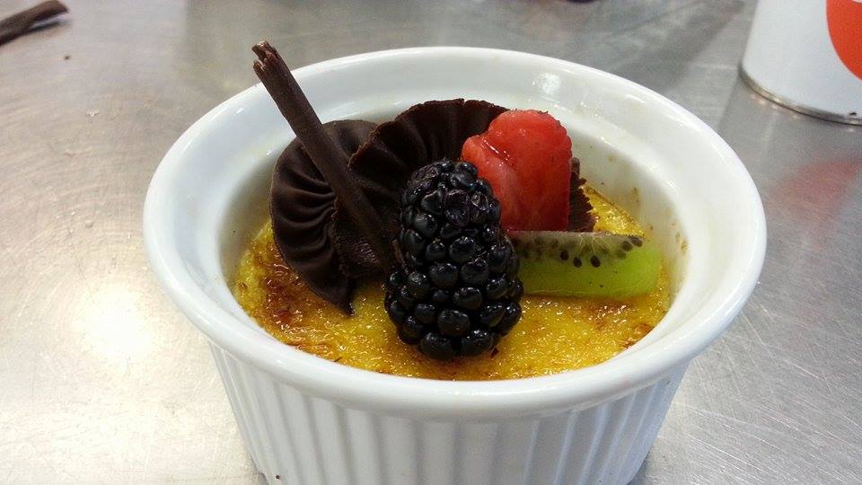 vanilla cream brulee