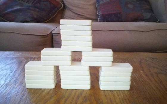 easy way too make a domino building