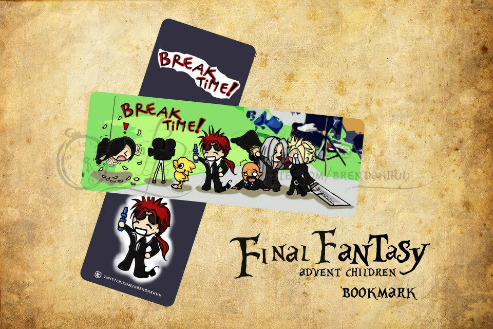 Final Fantasy Advent Children (Bookmark) by bobalife on DeviantArt