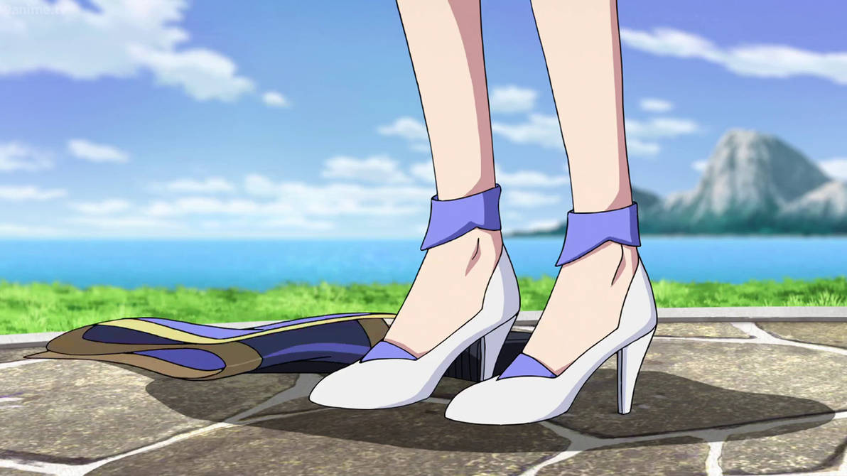 Ange's white heels from Cross Ange by AmazingAmethyst92 on DeviantArt