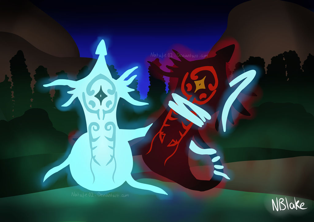 Raava and Vaatu by Natalie02 on DeviantArt