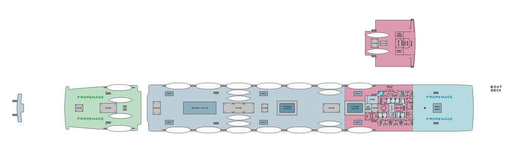 SS Oriona Zvezda Boat Deck and Bridge