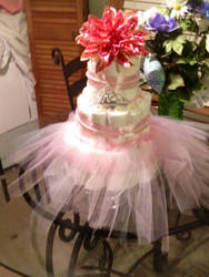 My Daughter's diaper cake