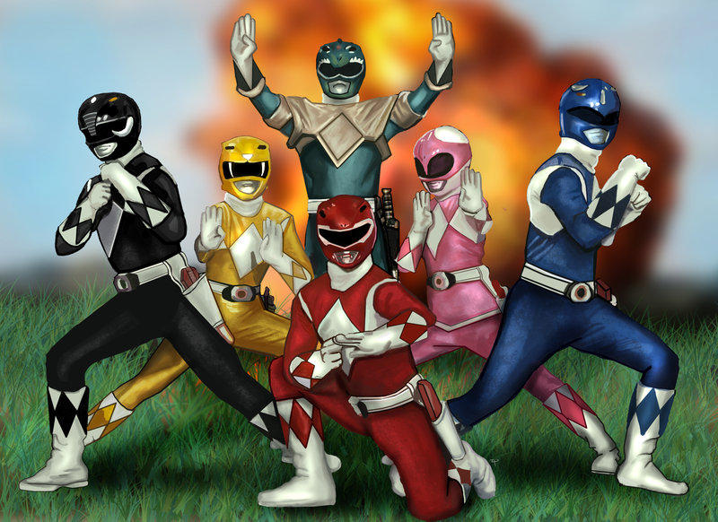 Go Go Power Rangers ! by WeddyWazBear on DeviantArt