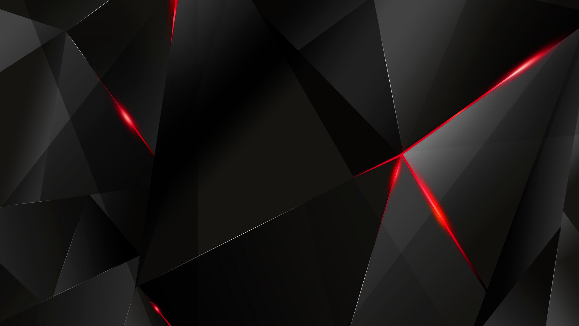 Wallpapers - Red Abstract Polygons (Black BG) (RE) by kaminohunter on  DeviantArt
