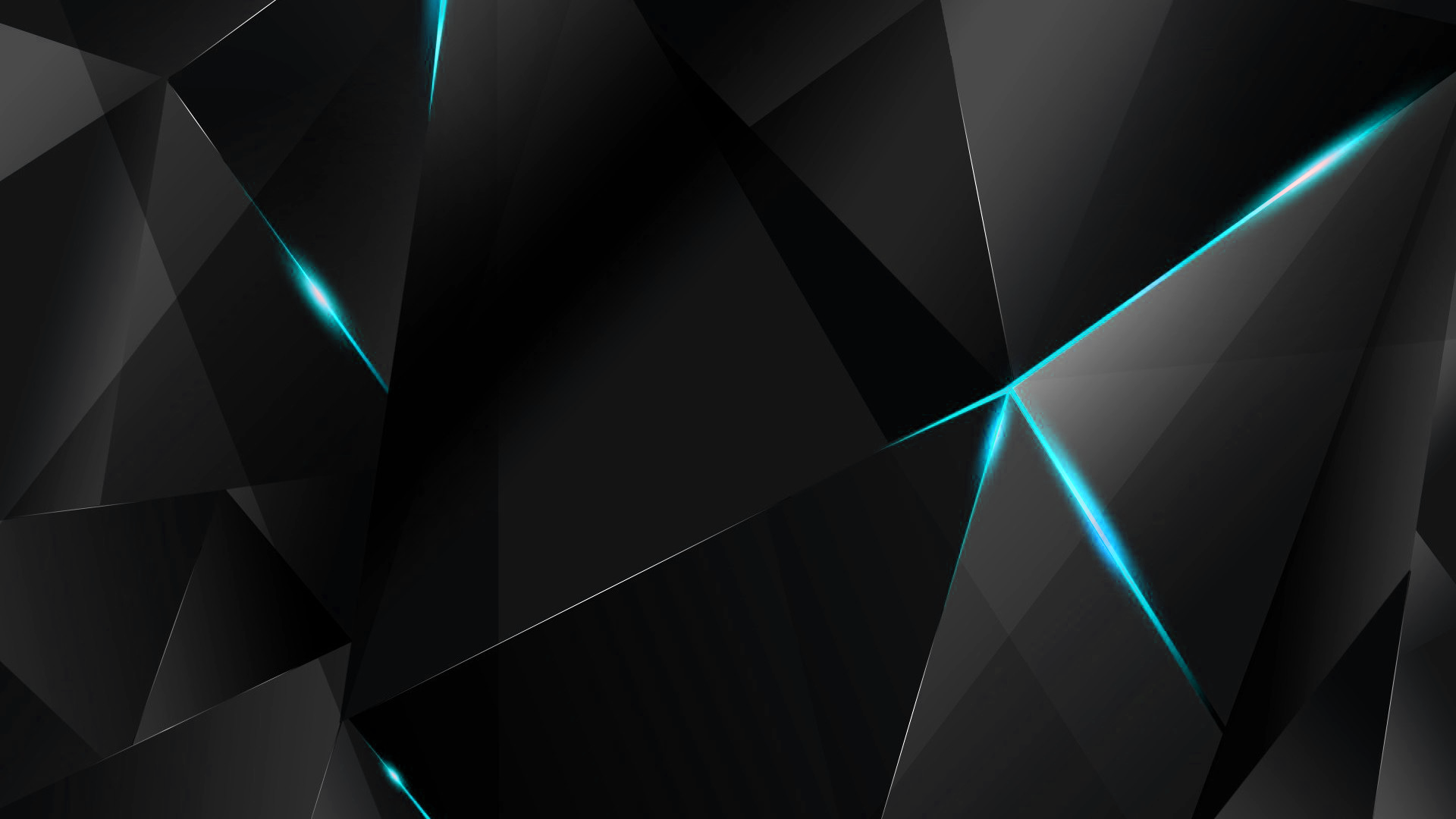 Wallpapers - Cyan Abstract Polygons (Black BG) by kaminohunter on DeviantArt Wallpapers - Cyan Abstract Polygons (Black BG) by kaminohunter on DeviantArt