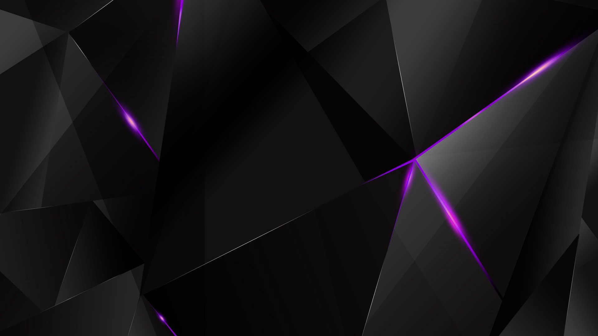 Wallpapers - Purple Abstract Polygons (Black BG) by kaminohunter on  DeviantArt