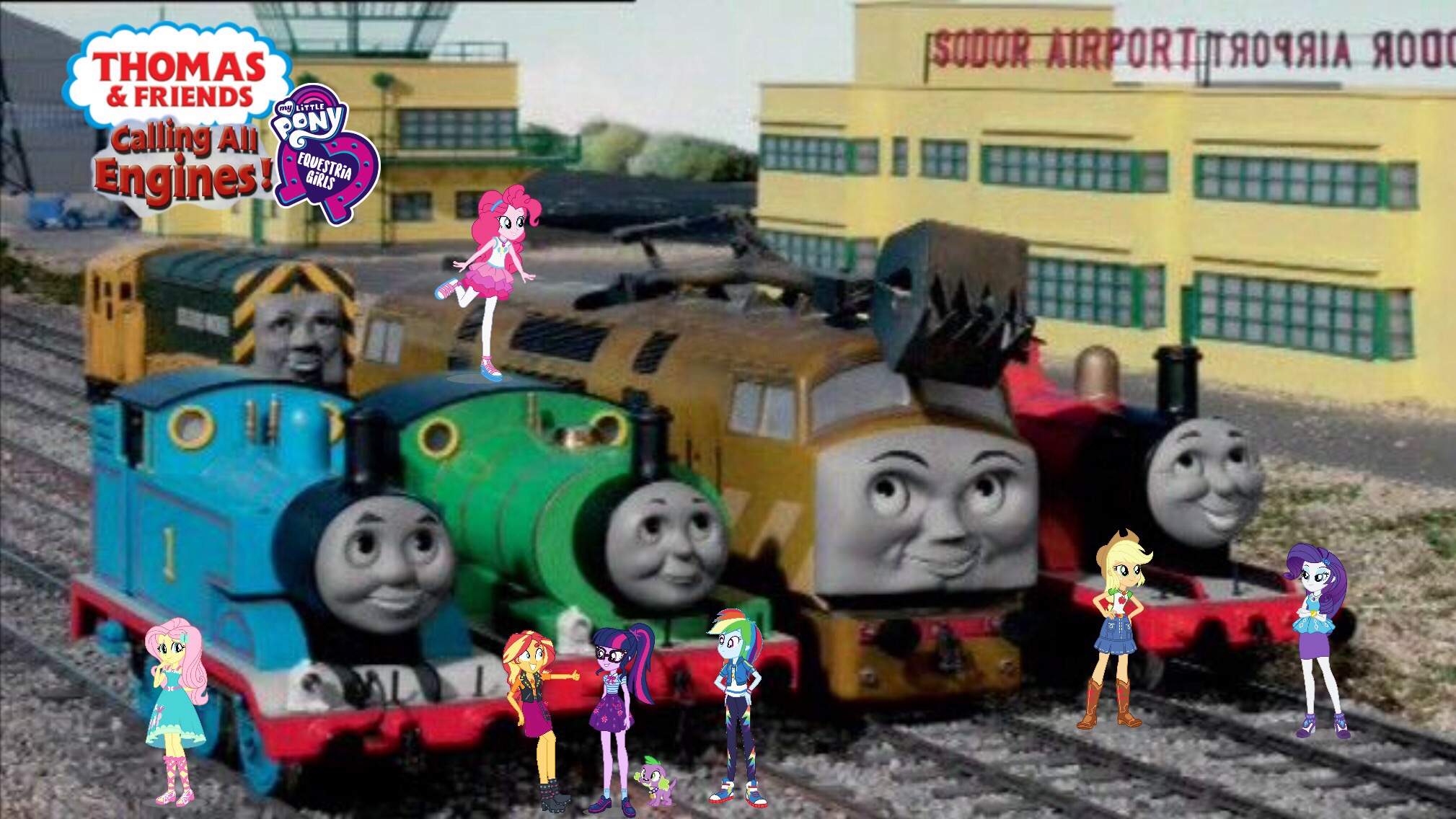 Thomas And Equestria Girls Calling All Engines By Leonsart933838 On thomas-and-equestria-girls-calling-all-engines-by-leonsart933838-on