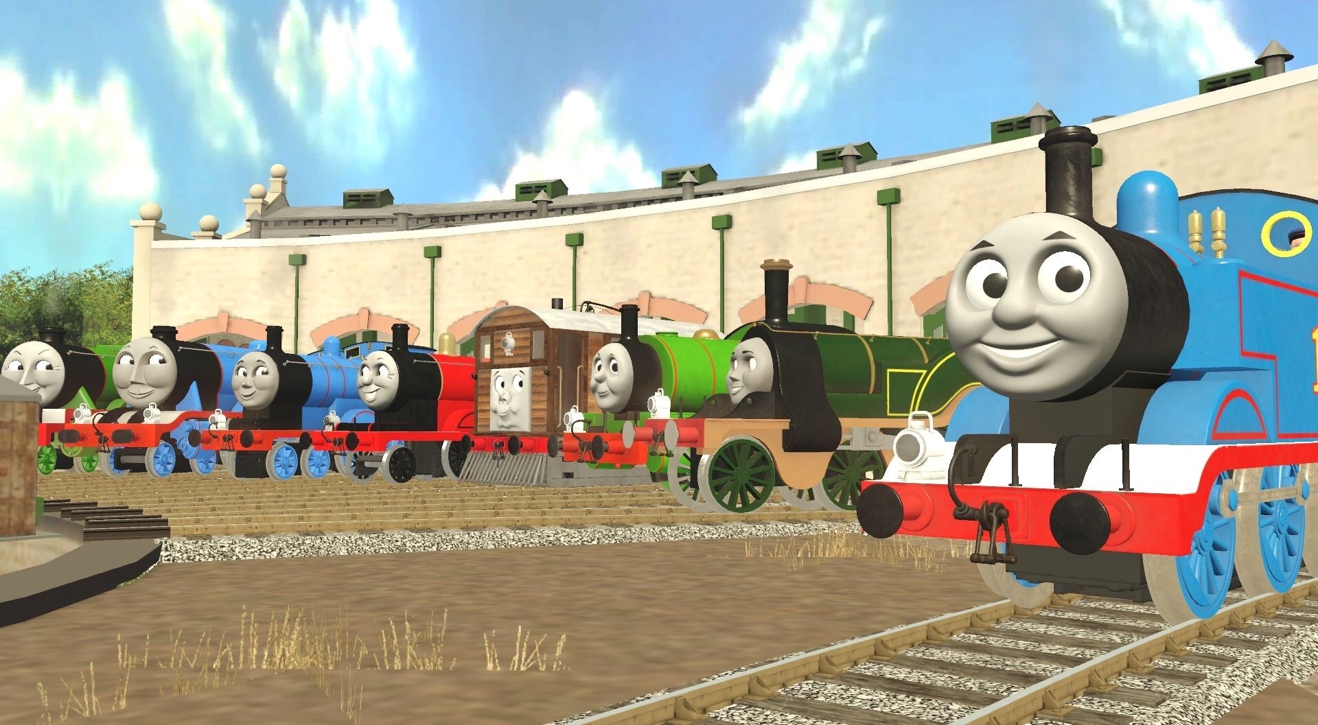 Thomas and his friends by leonsart933838 on DeviantArt