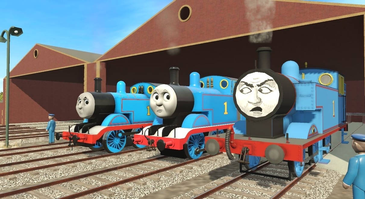 Wht Class Is Thomas The Tank Engine three version of Thomas the tank engine 1 by leonsart933838 on DeviantArt