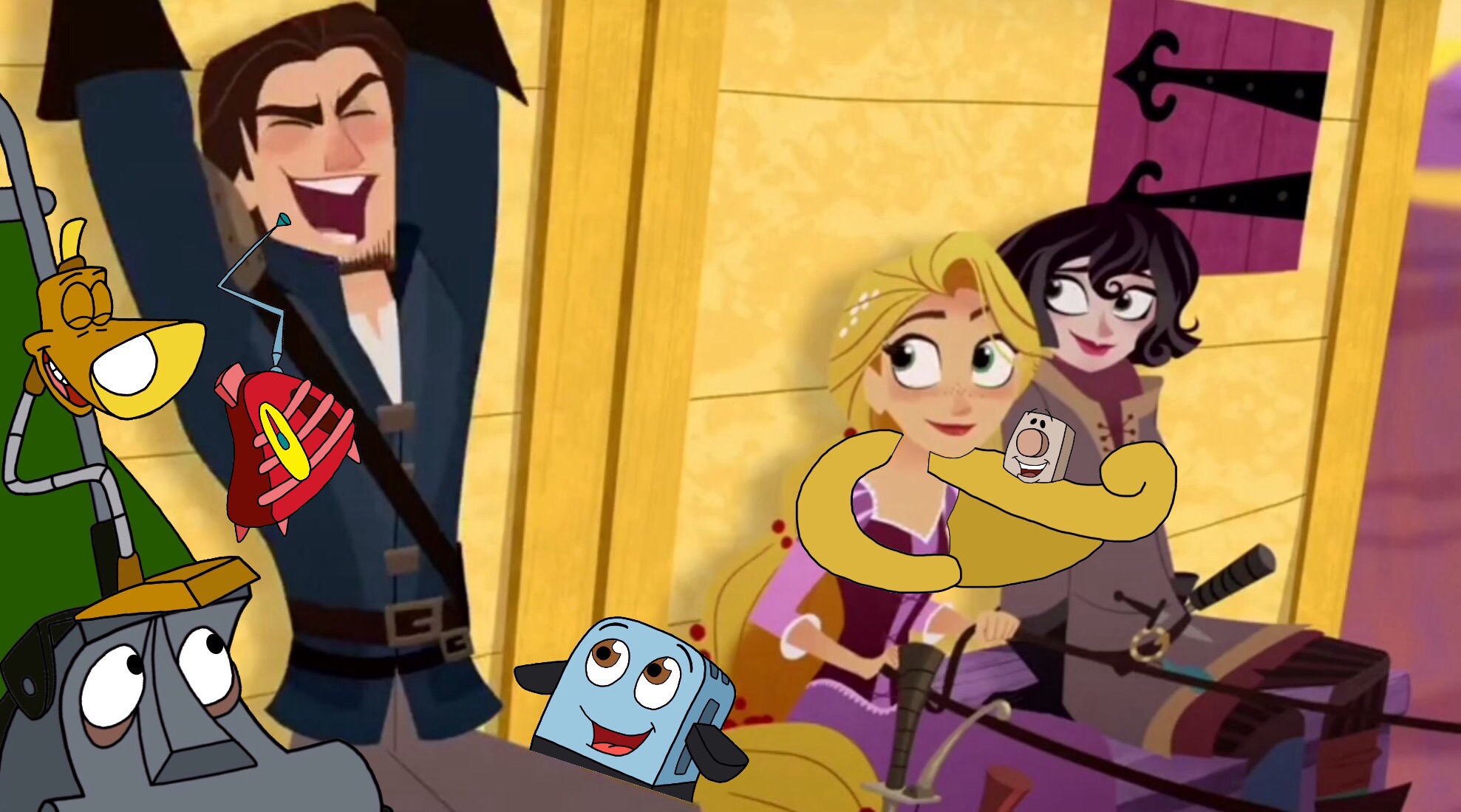 Tangled The Brave little toaster by leonsart933838 on DeviantArt