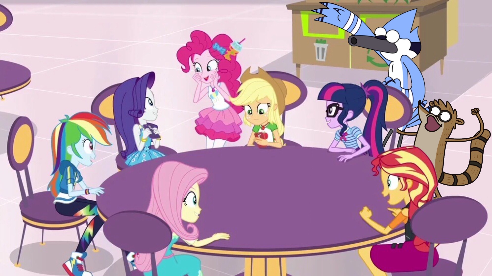 Regular Show Mlp Deviantart Regular show rollercoaster of friendship by leonsart933838 on DeviantArt