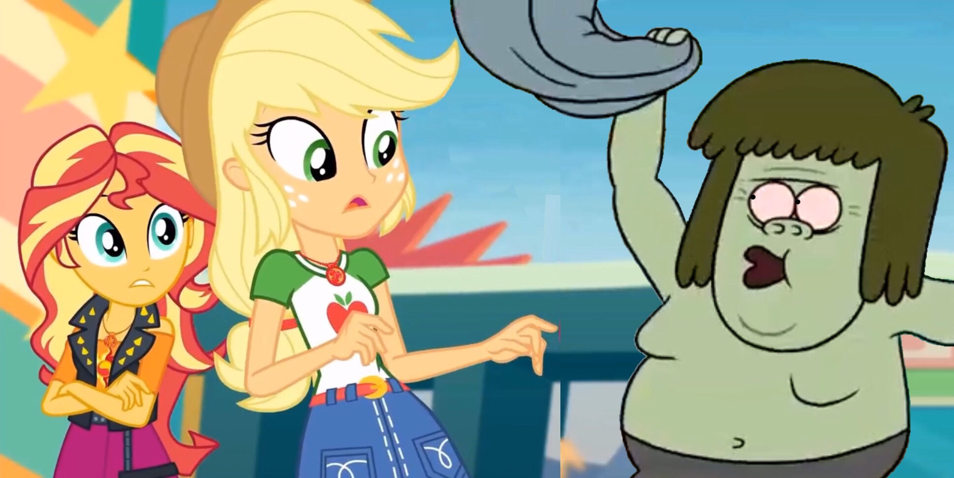 Regular Show Mlp Deviantart Regular show rollercoaster of friendship by leonsart933838 on DeviantArt