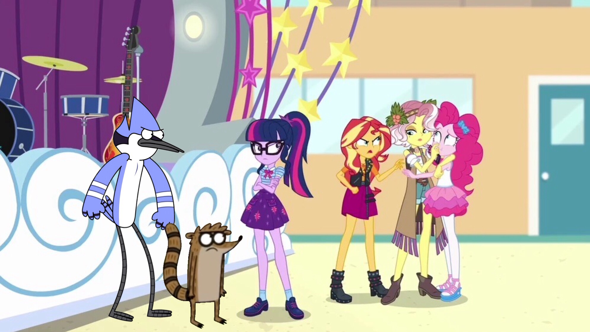 Regular Show Mlp Deviantart Regular show rollercoaster of friendship by leonsart933838 on DeviantArt