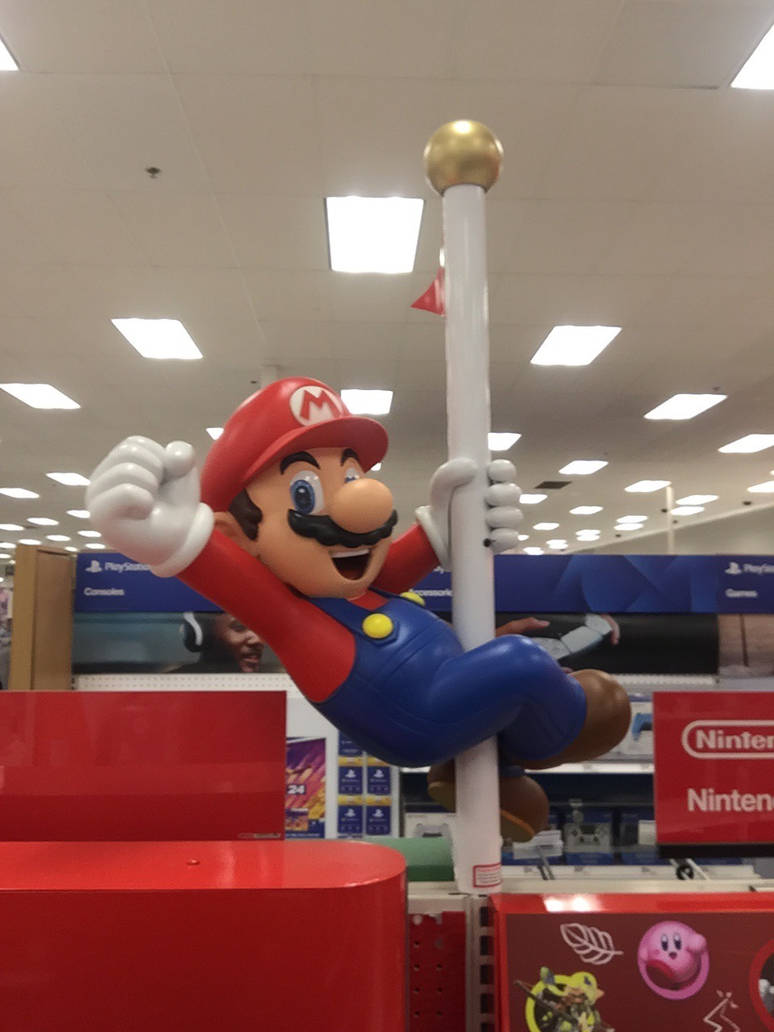 Super Mario: Target Pole by leonsart933838 on DeviantArt