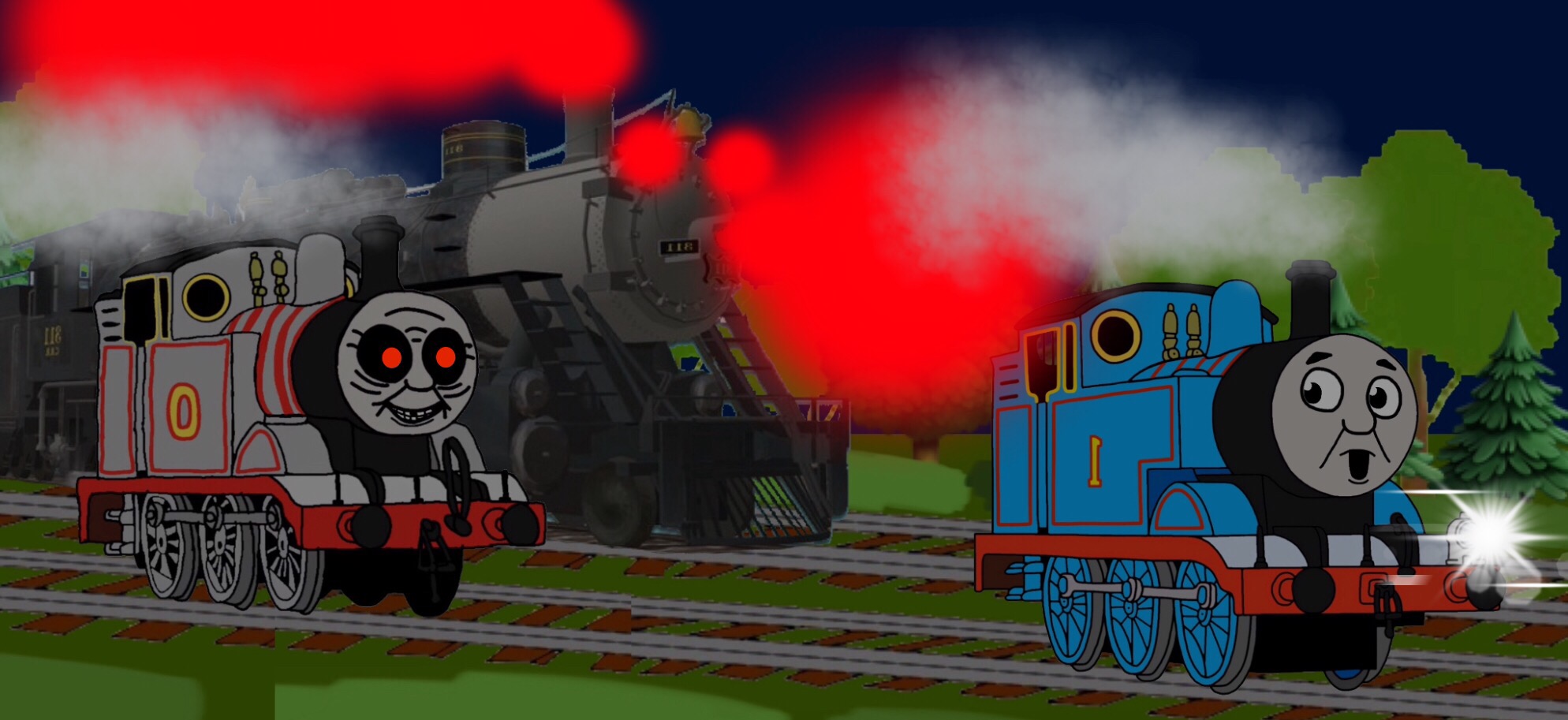 Timothy and 311 Chasing Thomas by leonsart933838 on DeviantArt