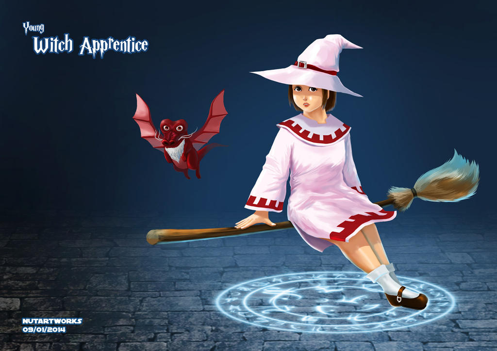 Young-witch-apprentice by nutartworks on DeviantArt