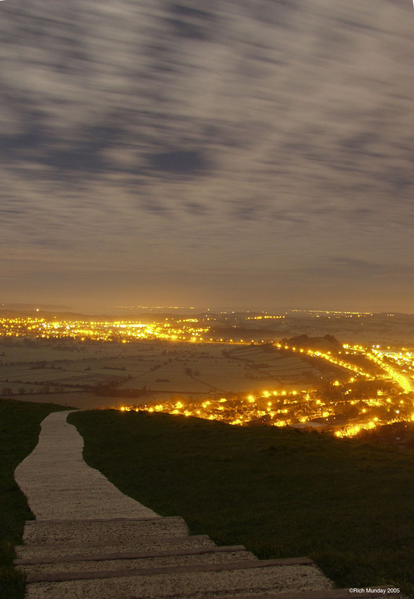 Glastonbury By Moonlight